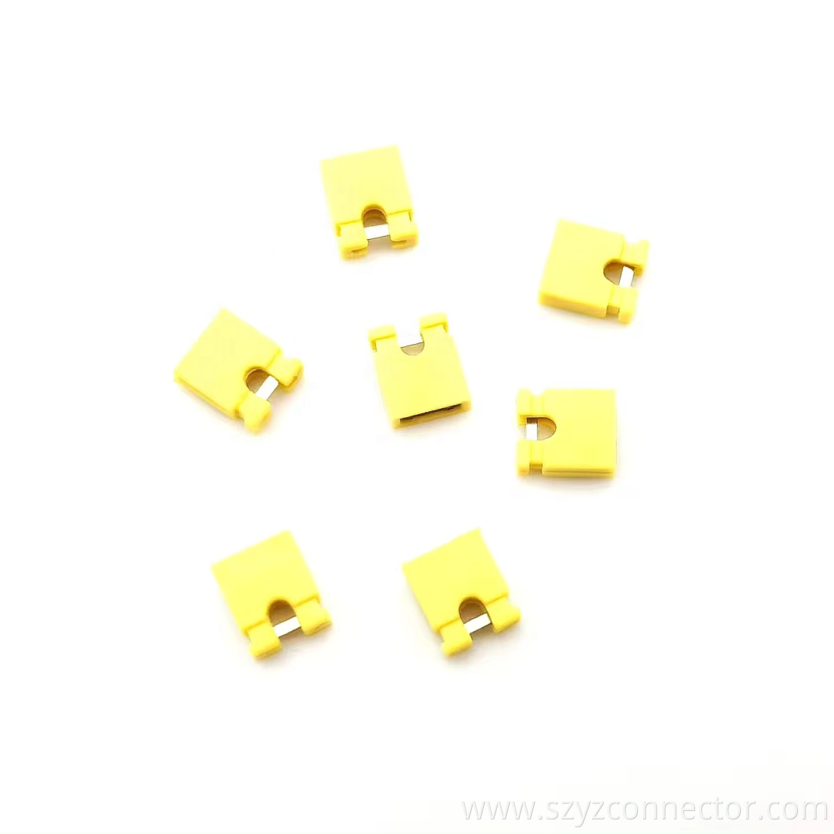 2.54mm Pitch Mini Jumper H:6.0 1x2P Yellow
